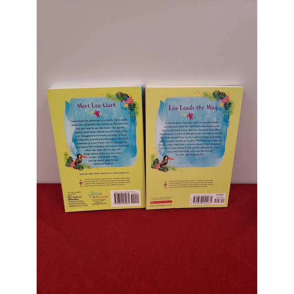 American Girl Of The Year 2016 Lea Clark Books 1 And 2 Lot